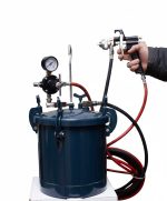 Красконагнетательный бак в комплекте с профессиональным краскопультом