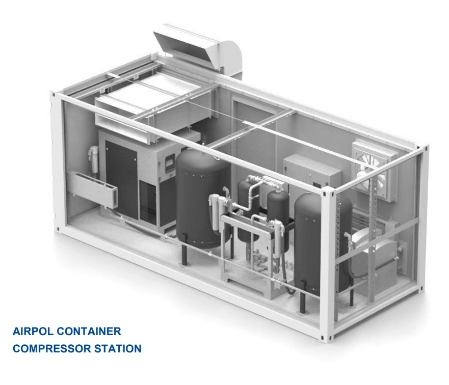 Airpol_container F2 Контейнерные компрессорные станции — изображение 1