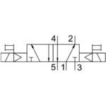 Пневматический распределитель 4V220-06-DC24V — изображение 5