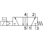 Пневматический распределитель 4V210-06-DC24V — изображение 2