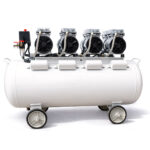 Безмасляный бесшумный компрессор MZB-550H-90: Четырехмоторная мощь и стерильный воздух — изображение 2