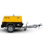 Atmos PDP 35 - motocompresor diesel mobil 5 400 l/min, 35,7 kW