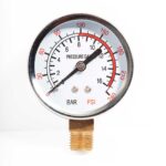 Radial Pressure Gauge 0–16 bar — 60 mm Dial, M14×1.5 Male Thread, for Compressor - Image 2